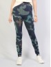 High Waist Camo Stretchy Denim Legging (Non-Fleeced)